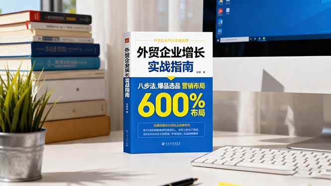 （16296期）外贸企业增长实战指南，八步法、爆品选品、营销布局，业绩增长300%-优优久网创