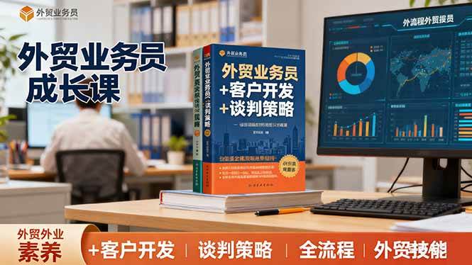 （16250期）外贸业务员成长课：职业素养+客户开发+谈判策略、掌握全流程外贸技能-优优久网创